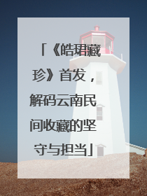 《皓珺藏珍》首发，解码云南民间收藏的坚守与担当
