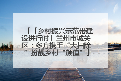 「乡村振兴示范带建设进行时」兰州市城关区：多方携手“大扫除”扮靓乡村“颜值”
