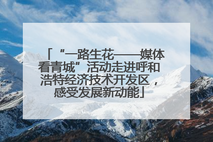 “一路生花——媒体看青城”活动走进呼和浩特经济技术开发区，感受发展新动能