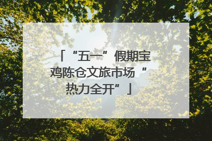 “五一”假期宝鸡陈仓文旅市场“热力全开”