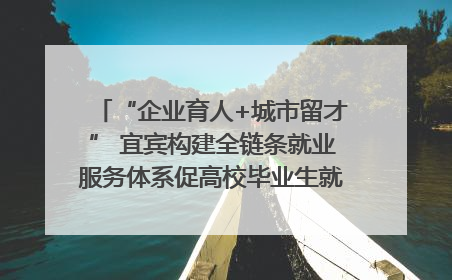 “企业育人+城市留才” 宜宾构建全链条就业服务体系促高校毕业生就业｜您牵挂的四川