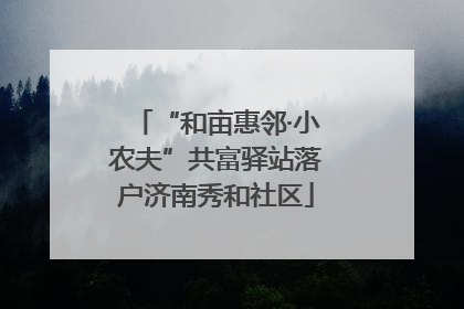 “和亩惠邻·小农夫”共富驿站落户济南秀和社区
