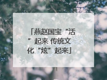 燕赵国宝“活”起来 传统文化“炫”起来