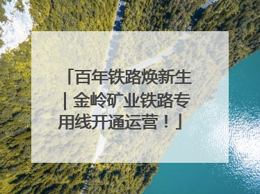 百年铁路焕新生｜金岭矿业铁路专用线开通运营！