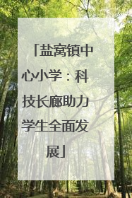 盐窝镇中心小学：科技长廊助力学生全面发展