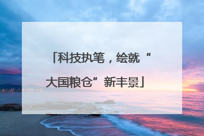 科技执笔，绘就“大国粮仓”新丰景