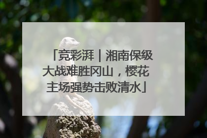 竞彩湃｜湘南保级大战难胜冈山，樱花主场强势击败清水