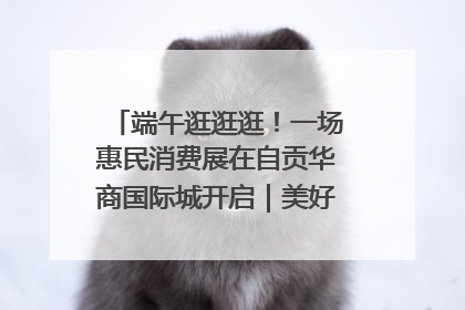端午逛逛逛！一场惠民消费展在自贡华商国际城开启｜美好生活有“盐”味