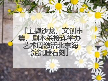 主题沙龙、文创市集、剧本杀接连举办 艺术周激活北京海淀沉睡石刻