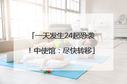 一天发生24起恐袭！中使馆：尽快转移