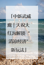 中新武威观｜天祝大红沟解锁“清凉经济”新玩法