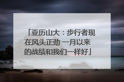亚历山大：步行者现在风头正劲 一月以来的战绩和我们一样好