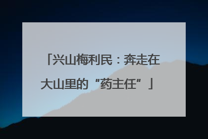 兴山梅利民：奔走在大山里的“药主任”