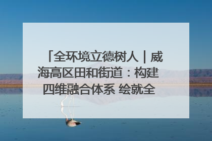 全环境立德树人｜威海高区田和街道：构建四维融合体系 绘就全环境立德树人新画卷