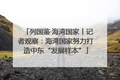 列国鉴·海湾国家丨记者观察：海湾国家努力打造中东“发展样本”