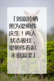 刘嘉玲晒照为梁朝伟庆生！两人状态极佳，梁朝伟看起来很温柔