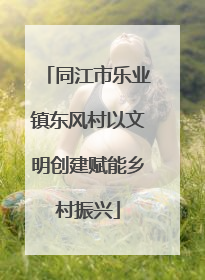 同江市乐业镇东风村以文明创建赋能乡村振兴