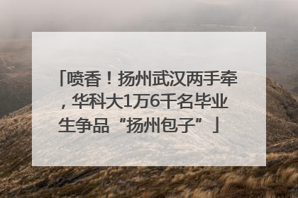 喷香！扬州武汉两手牵，华科大1万6千名毕业生争品“扬州包子”