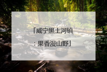 威宁黑土河镇：果香漫山野