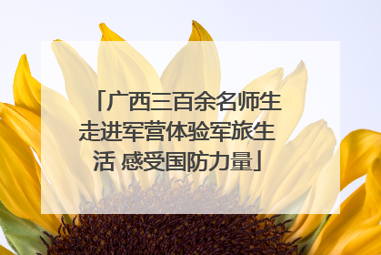 广西三百余名师生走进军营体验军旅生活 感受国防力量