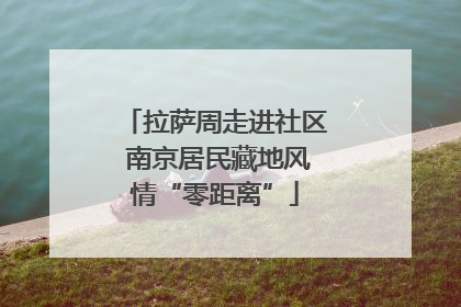 拉萨周走进社区 南京居民藏地风情“零距离”