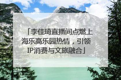 李佳琦直播间点燃上海乐高乐园热情，引领IP消费与文旅融合
