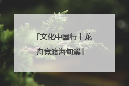 文化中国行丨龙舟竞渡海甸溪