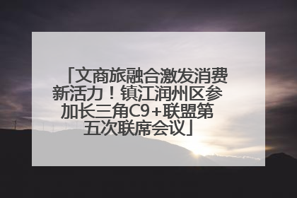 文商旅融合激发消费新活力！镇江润州区参加长三角C9+联盟第五次联席会议