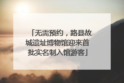 无需预约，路县故城遗址博物馆迎来首批实名制入馆游客