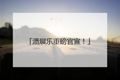 潘展乐重磅官宣！