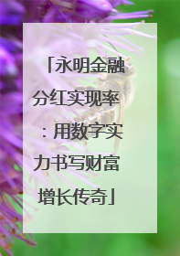 永明金融分红实现率:用数字实力书写财富增长传奇