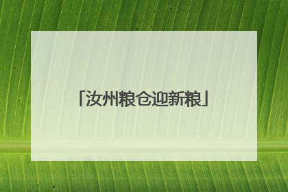 汝州粮仓迎新粮