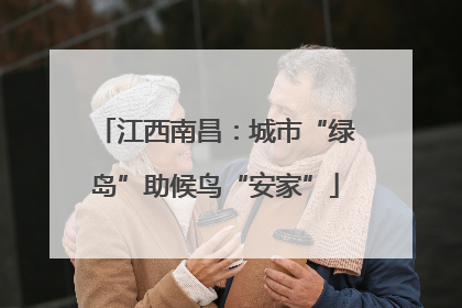 江西南昌：城市“绿岛”助候鸟“安家”