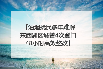 油烟扰民多年难解 东西湖区城管4次登门48小时高效整改