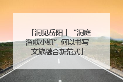 洞见岳阳丨“洞庭渔歌小镇”何以书写文旅融合新范式