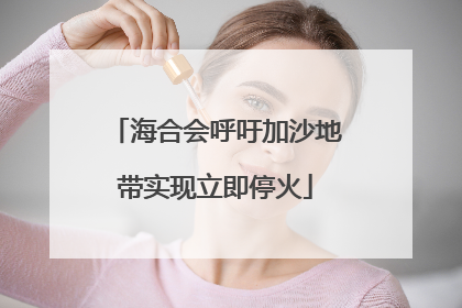 海合会呼吁加沙地带实现立即停火