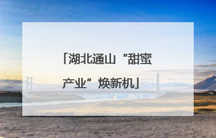 湖北通山“甜蜜产业”焕新机