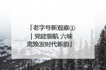 老字号新观察①｜党建领航 六味斋焕发时代新韵