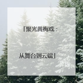 聚光黄梅戏：从舞台到云端