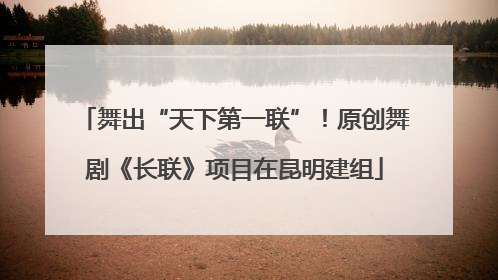 舞出“天下第一联”！原创舞剧《长联》项目在昆明建组