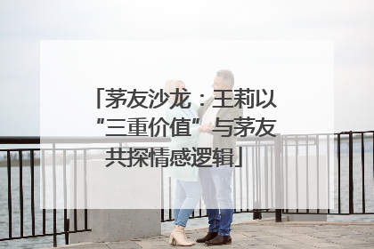 茅友沙龙：王莉以“三重价值”与茅友共探情感逻辑