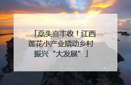 藠头喜丰收！江西莲花小产业撬动乡村振兴“大发展”
