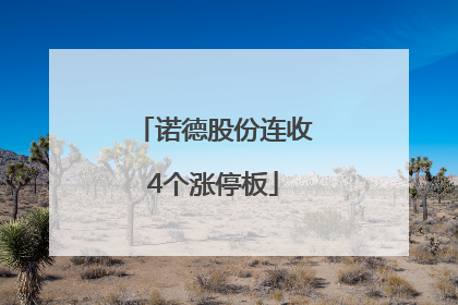 诺德股份连收4个涨停板