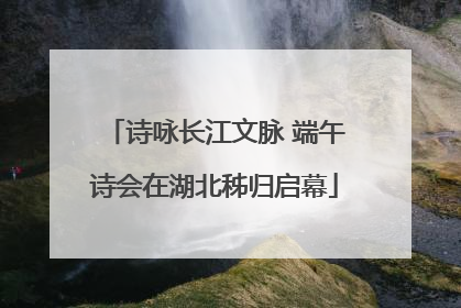 诗咏长江文脉 端午诗会在湖北秭归启幕