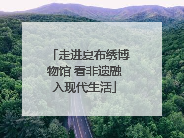 走进夏布绣博物馆 看非遗融入现代生活
