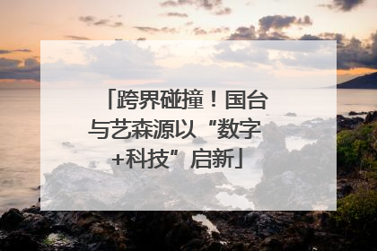 跨界碰撞！国台与艺森源以“数字+科技”启新