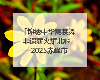 锦绣中华霓裳舞 非遗薪火耀北疆—2025赤峰市“文化和自然遗产日”非遗宣传展示活动纪实
