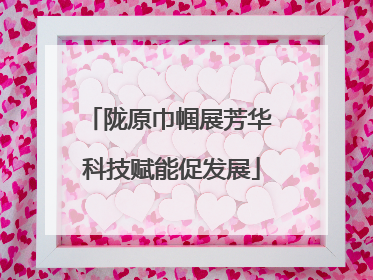陇原巾帼展芳华 科技赋能促发展
