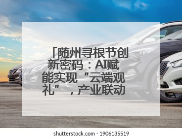 随州寻根节创新密码：AI赋能实现“云端观礼”，产业联动助推经济发展