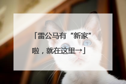 雷公马有“新家”啦，就在这里→